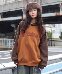 WEGO（ウィゴー）の「WEGO/ラグランプルパーカー（スウェット）」