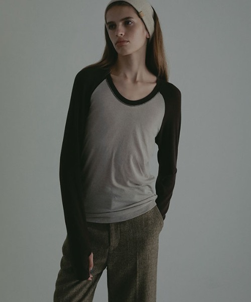 新品 ETRE TOKYO ソフトフライスラグランロンTee ソフトフライスラグランロンTee（Tシャツ/カットソー）｜ETRE