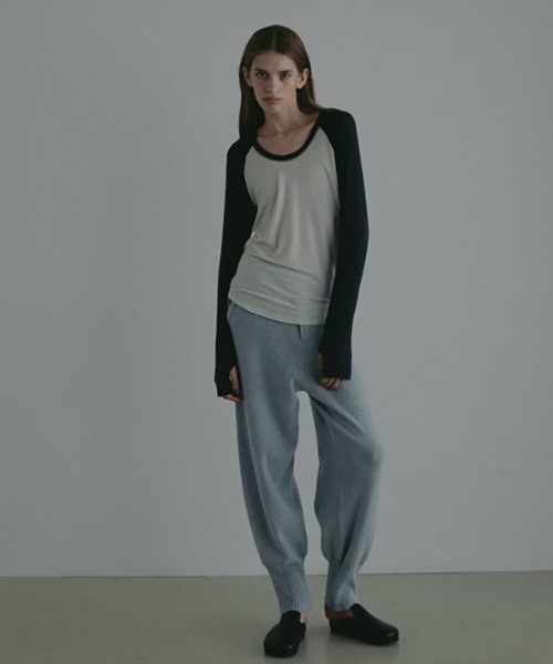 ETRE TOKYO（エトレトウキョウ）の「ソフトフライスラグランロンTee（Tシャツ/カットソー・レディース・ワイン/ネイビー/ブラウン・FREE）」の11枚目の写真