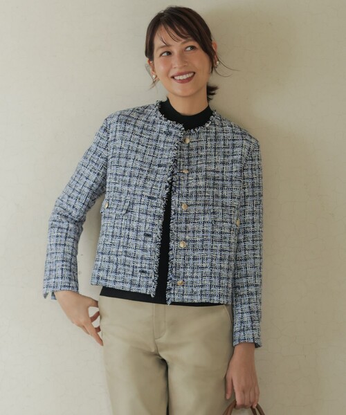 ファニーツイード ジャケット（ノーカラージャケット）｜J.PRESS