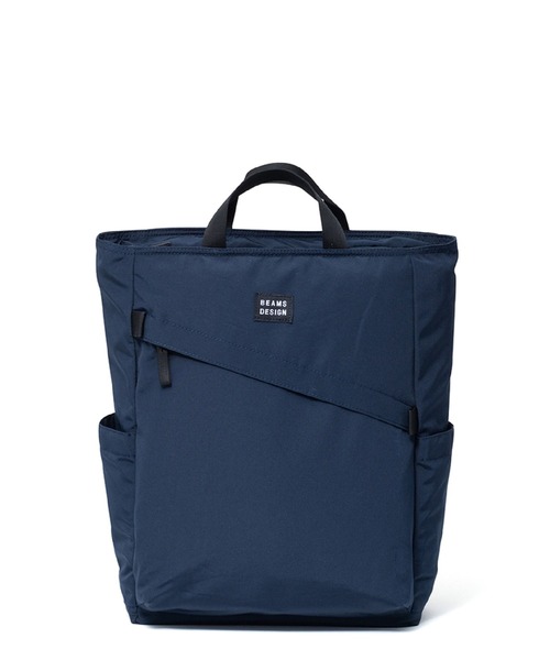 BEAMS DESIGN(ビームス デザイン)の「BEAMSDESIGN(ビームスデザイン)Diagonal 2WAYバックパック(バックパック/リュック・メンズ・ブラック/カーキ/オリーブ/ネイビー・FREE)」の4枚目の写真
