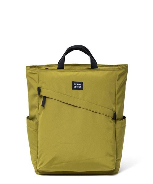 BEAMS DESIGN(ビームス デザイン)の「BEAMSDESIGN(ビームスデザイン)Diagonal 2WAYバックパック(バックパック/リュック・メンズ・ブラック/カーキ/オリーブ/ネイビー・FREE)」の2枚目の写真