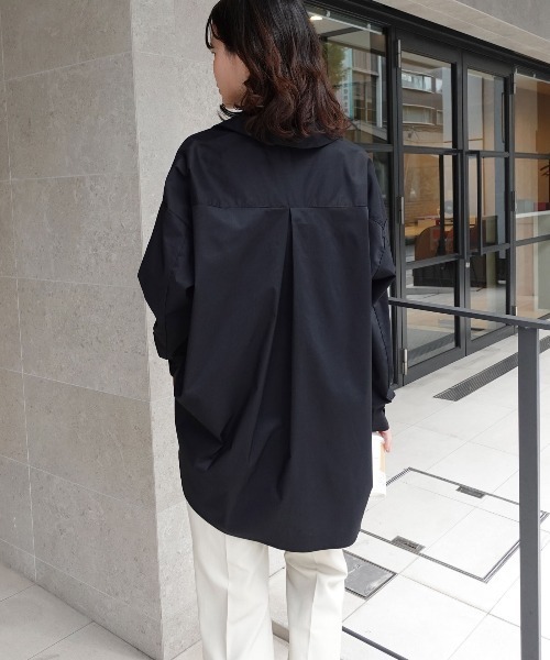 CORNERS(コーナーズ)の「ブロードスキッパーブラウス(シャツ/ブラウス・レディース・ネイビー/ホワイト/ブラック・M)」の19枚目の写真