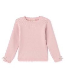ニット/セーター（ピンク/桃色系・ワンポイント）ファッション通販