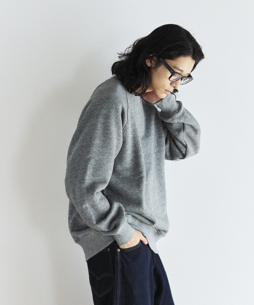 値下げ❗️アーツアンドサイエンスグレー ラグランスリーブセーター　モヘア　サイズ1 値下げ❗️アーツアンドサイエンスグレー ラグランスリーブセーター