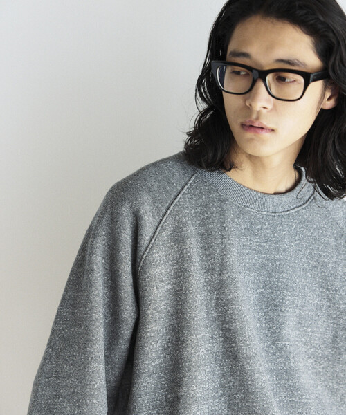 FREAK'S STORE(フリークスストア)の「COMFORT HEATHER ヴィンテージライク 裏毛ラグラン クルーネックスウェット(スウェット・メンズ・オフホワイト/チャコールグレー/ライトグレー/その他1・SMALL/MEDIUM/LARGE)」の15枚目の写真