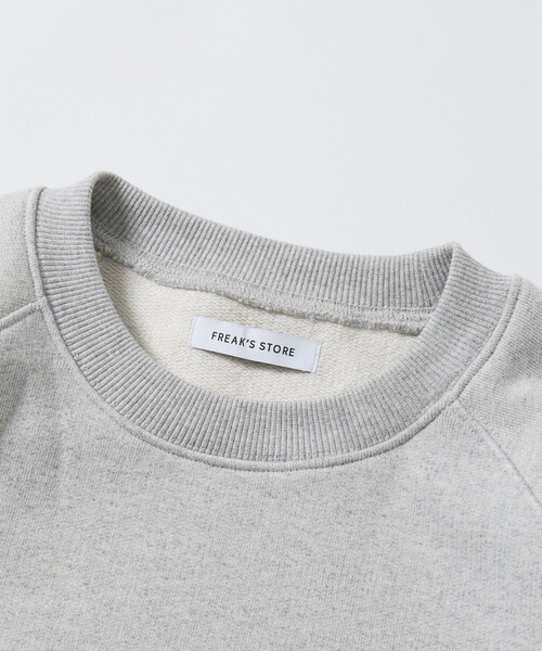 FREAK'S STORE(フリークスストア)の「COMFORT HEATHER ヴィンテージライク 裏毛ラグラン クルーネックスウェット(スウェット・メンズ・オフホワイト/チャコールグレー/ライトグレー/その他1・SMALL/MEDIUM/LARGE)」の11枚目の写真