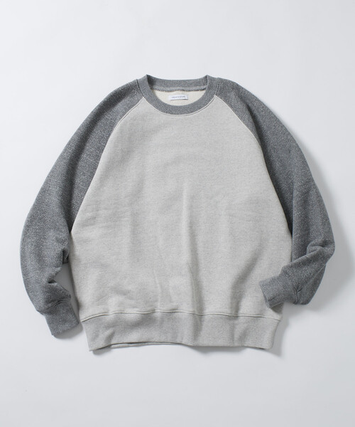 FREAK'S STORE(フリークスストア)の「COMFORT HEATHER ヴィンテージライク 裏毛ラグラン クルーネックスウェット(スウェット・メンズ・オフホワイト/チャコールグレー/ライトグレー/その他1・SMALL/MEDIUM/LARGE)」の20枚目の写真