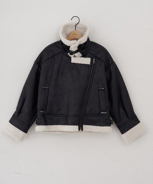 DISCOAT(ディスコート)の「【WEB限定】フェイクレザージャケット(その他アウター・レディース・ブラウン/ブラック・FREE)」の16枚目の写真