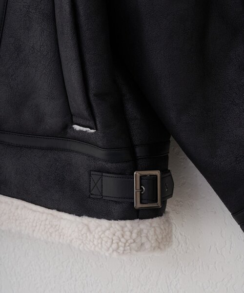 DISCOAT(ディスコート)の「【WEB限定】フェイクレザージャケット(その他アウター・レディース・ブラウン/ブラック・FREE)」の21枚目の写真