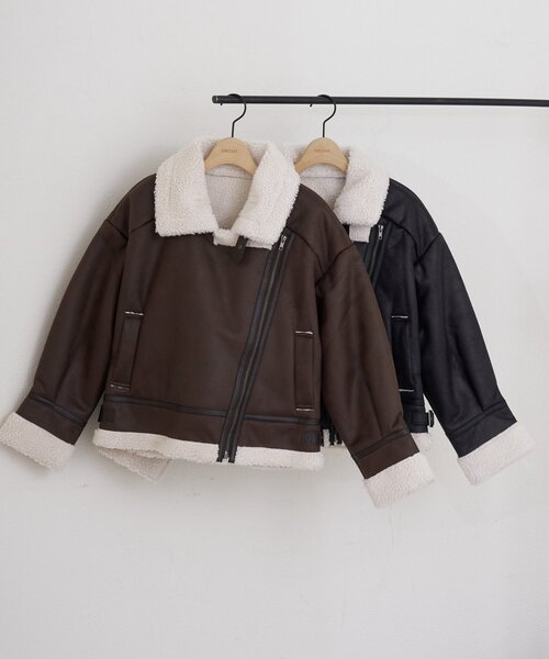 セール】【WEB限定】フェイクレザージャケット（その他アウター