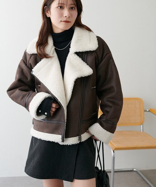 セール】【WEB限定】フェイクレザージャケット（その他アウター