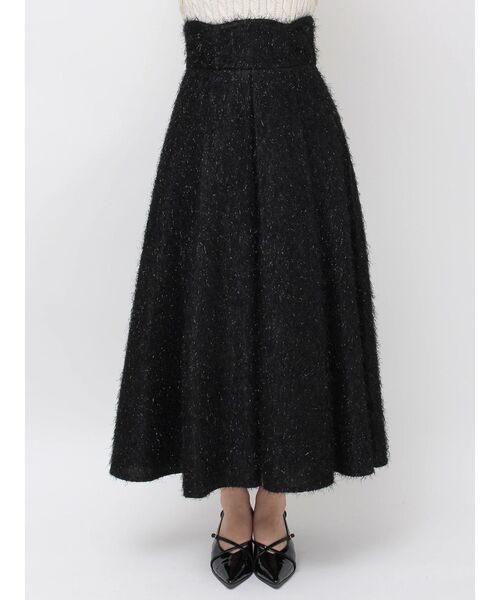 dazzlin(ダズリン)の「フサフサジャカードフレアスカート(スカート・レディース・アイボリー/ブラック/ピンク・SMALL/MEDIUM)」の8枚目の写真