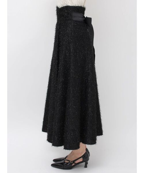 dazzlin(ダズリン)の「フサフサジャカードフレアスカート(スカート・レディース・アイボリー/ブラック/ピンク・SMALL/MEDIUM)」の9枚目の写真