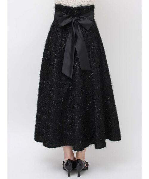 dazzlin(ダズリン)の「フサフサジャカードフレアスカート(スカート・レディース・アイボリー/ブラック/ピンク・SMALL/MEDIUM)」の10枚目の写真