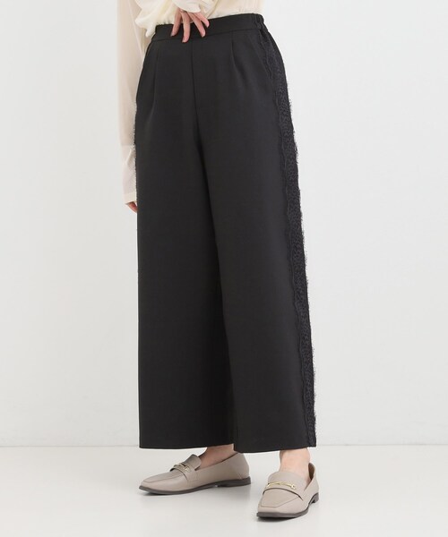 Cutie Blonde（キューティーブロンド）の「サイドレースワイドパンツ（その他パンツ・レディース・ブラック/グレー・04/03/02/01）」の2枚目の写真
