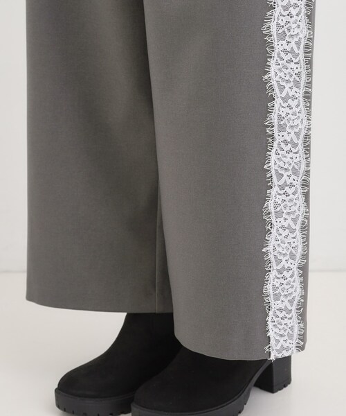 Cutie Blonde（キューティーブロンド）の「サイドレースワイドパンツ（その他パンツ・レディース・ブラック/グレー・04/03/02/01）」の17枚目の写真