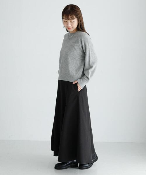 URBAN RESEARCH Sonny Label（アーバンリサーチサニーレーベル）の「『WEB限定』マーメイドフレアスカート（スカート・レディース・ブラック/チャコールグレー/ベージュ系その他・36/38）」の9枚目の写真