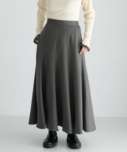 URBAN RESEARCH Sonny Label（アーバンリサーチサニーレーベル）の「『WEB限定』マーメイドフレアスカート（スカート・レディース・ブラック/チャコールグレー/ベージュ系その他・36/38）」の13枚目の写真