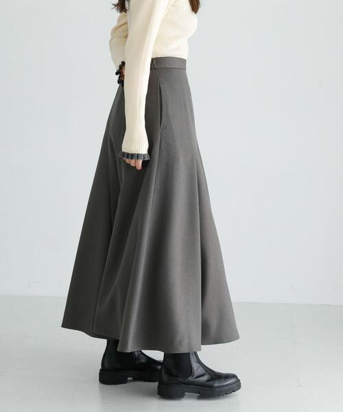 URBAN RESEARCH Sonny Label（アーバンリサーチサニーレーベル）の「『WEB限定』マーメイドフレアスカート（スカート・レディース・ブラック/チャコールグレー/ベージュ系その他・36/38）」の16枚目の写真