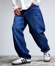 『Hanes/ヘインズ』ワイドフィットデニムパンツ