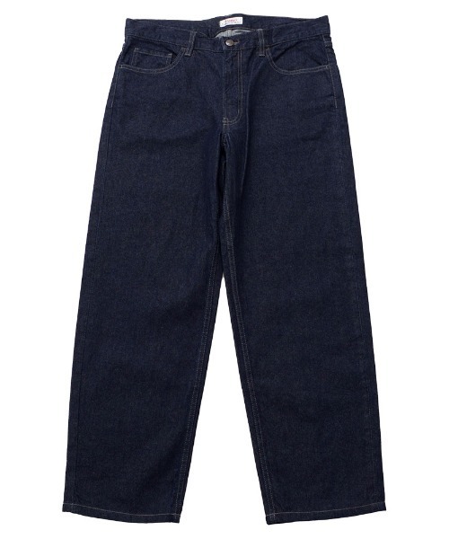 HANES（ヘインズ）の「『Hanes/ヘインズ』ワイドフィットデニムパンツ（デニムパンツ・メンズ・ネイビー/ブルー/サックスブルー/ブラック・M/LL/L/S）」の14枚目の写真
