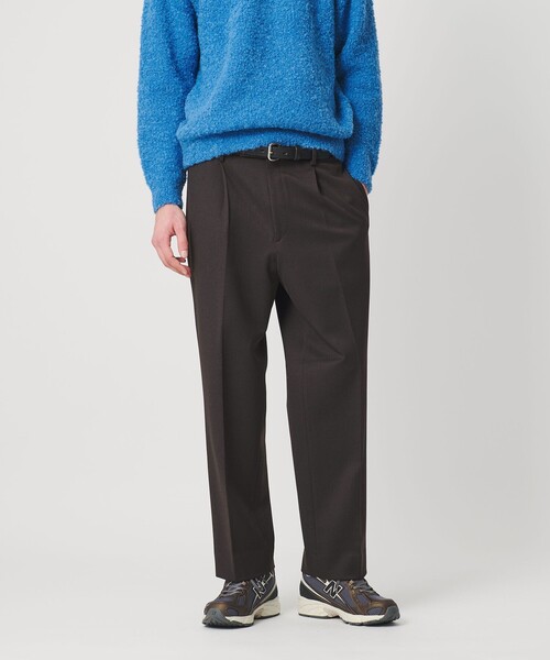 BEAUTY&YOUTH UNITED ARROWS（ビューティーアンドユースユナイテッドアローズ）の「尾州  TR テーパード パンツ NO.9 裏起毛 ウォッシャブル（スラックス・メンズ・ダークグレー/ダークブラウン/ブラック・L/S/M/XL）」の8枚目の写真