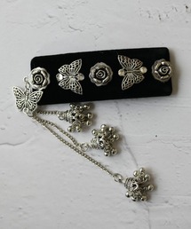 Port（ポート）の「【 Port / ポート 】 アンティークレース調 ビジュー＆メタルモチーフ ヘアピン #（ヘアピン・キッズ）」