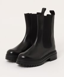 CORSO ROMA,9 | 【CORSO ROMA 9】厚底サイドゴアショートブーツ(W3005W)(ブーツ)