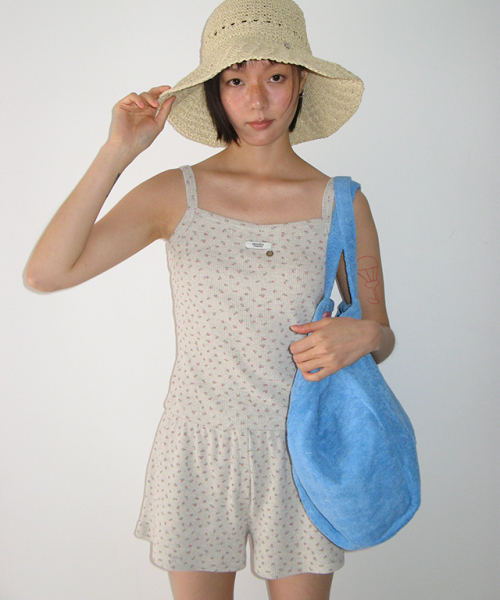 RONRON(ロンロン)の「WALFFLE FLORAL SHORT PANTS OATMEAL(その他パンツ・レディース・その他・FREE)」の4枚目の写真