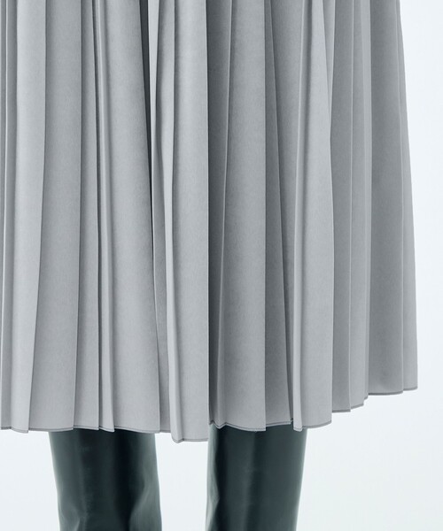 BALLSEY（ボールジィ）の「スエードサテン プリーツスカート（スカート・レディース・ホワイト/グレー/ダークブラウン・36/34）」の10枚目の写真