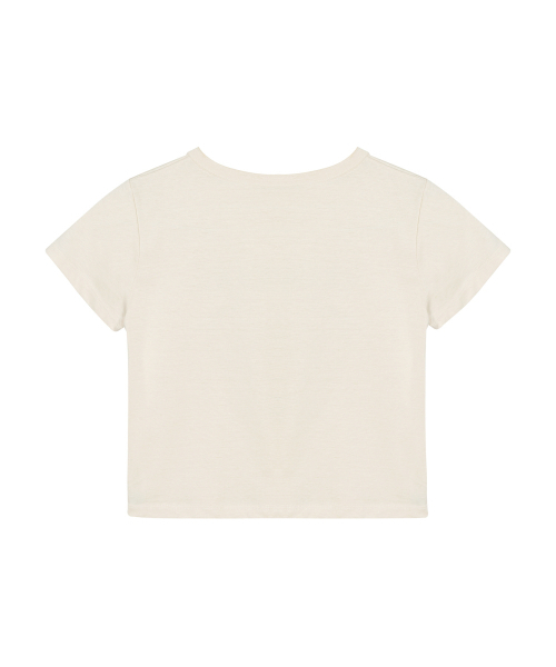 NICK&NICOLE(ニックアンドニコール)の「ROSE SIGNATURE CROP TOP_BEIGE BLACK(Tシャツ/カットソー・レディース・その他・FREE)」の5枚目の写真
