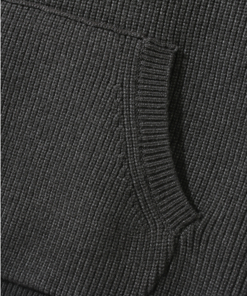 DIMITRI BLACK(ディミトリブラック)の「VLADロゴ刺繍ニットフードTシャツ_チャコール(ニット/セーター・レディース・その他・MEDIUM/LARGE/X-LARGE)」の9枚目の写真