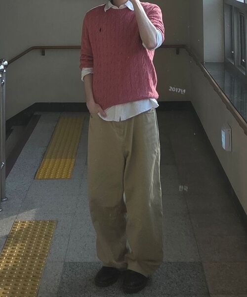 MUSINSA STANDARD（ムシンサスタンダード）の「リラックスフィットオックスフォードシャツ[ホワイト]（シャツ/ブラウス・メンズ・その他・LARGE/X-LARGE/XX-LARGE/XXX-LARGE/SMALL/MEDIUM）」の7枚目の写真
