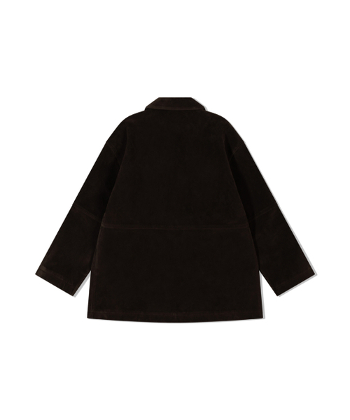 MOAA(モア)の「Vintage Suede Utility Coat (BROWN)(ミリタリージャケット・レディース・その他・SMALL/MEDIUM)」の7枚目の写真