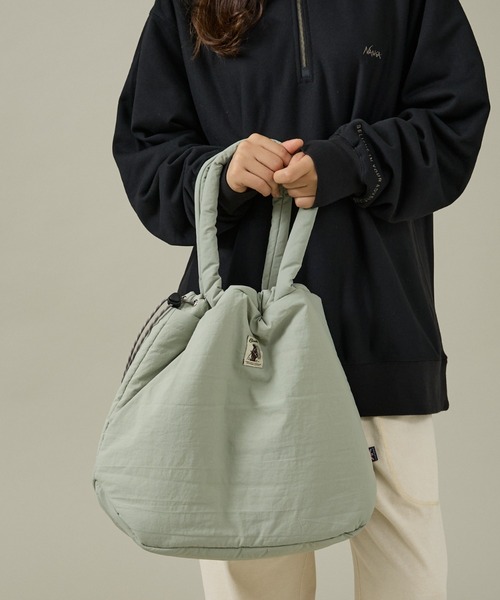 COBMASTER(コブマスター)の「【COBMASTER/コブマスター】COB PADDED-MUFFIN DRAWSTRING TOTE /パデットトートバッグ(トートバッグ・レディース・オレンジ/グレー/ブラック・フリー)」の3枚目の写真