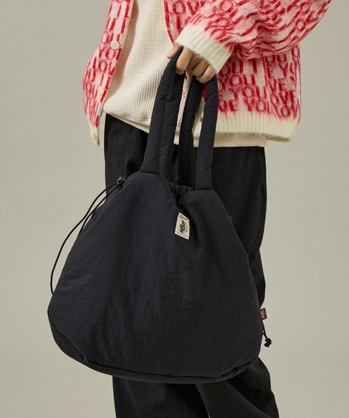 COBMASTER(コブマスター)の「【COBMASTER/コブマスター】COB PADDED-MUFFIN DRAWSTRING TOTE /パデットトートバッグ(トートバッグ・レディース・オレンジ/グレー/ブラック・フリー)」の2枚目の写真