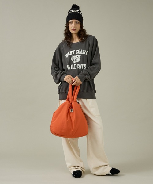 COBMASTER(コブマスター)の「【COBMASTER/コブマスター】COB PADDED-MUFFIN DRAWSTRING TOTE /パデットトートバッグ(トートバッグ・レディース・オレンジ/グレー/ブラック・フリー)」の10枚目の写真