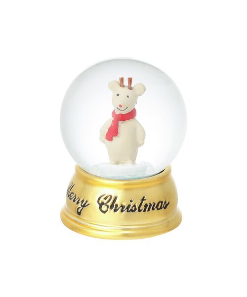スノードーム トナカイ XS ゴールド（インテリア雑貨）｜Francfranc