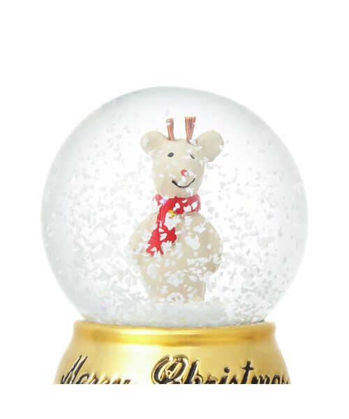 スノードーム トナカイ XS ゴールド（インテリア雑貨）｜Francfranc