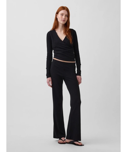 GAP（ギャップ）の「モダン ワイドリブ フレアパンツ（その他パンツ・レディース・ブラック/ブラウン・L/XXS/M/XS/S）」の12枚目の写真