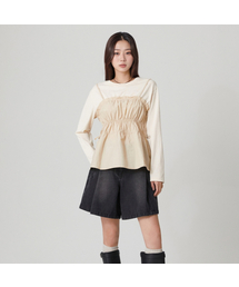 ビスチェ配色長袖Tシャツ AR3WB867