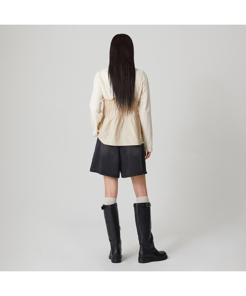 LAP(ラップ)の「ビスチェ配色長袖Tシャツ AR3WB867(Tシャツ/カットソー・レディース・ライトベージュ・FREE)」の3枚目の写真