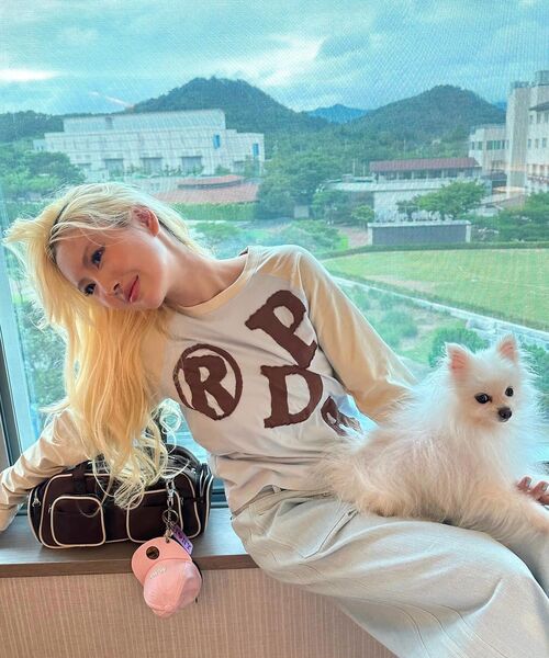 PRENDA(プレンダ)の「PRDA BIG PATCH RAGLAN LONG SLEEVE ANGEL FALLS(Tシャツ/カットソー・レディース・その他・FREE)」の3枚目の写真