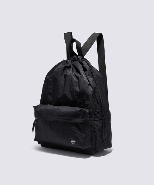 VANS（バンズ）の「オールドスクール シンチバックパック / OLD SKOOL CINCH BACKPACK Black VN00082GBLK1（バックパック/リュック・メンズ・ブラック・ONE SIZE）」の2枚目の写真