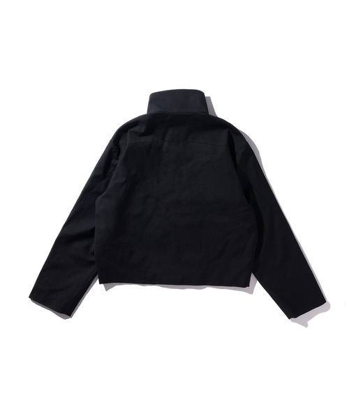 goat essence ブラックジャケット STAND COLLAR JACKET（ブルゾン）｜GOAT ESSENCE（ゴートエッセンス