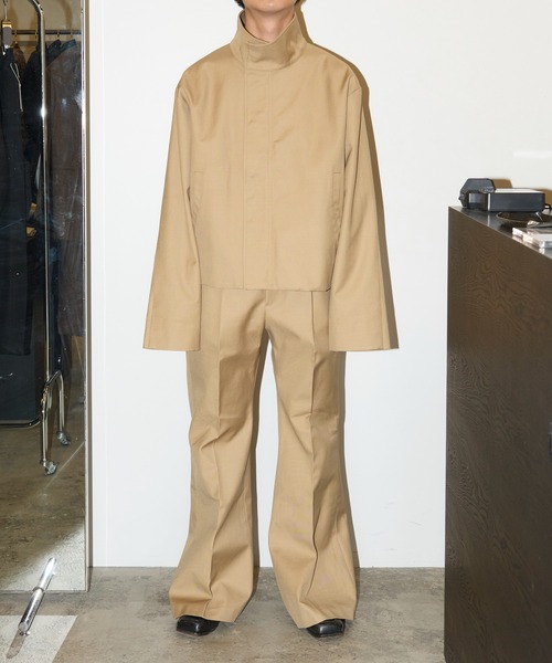 GOAT ESSENCE(ゴートエッセンス)の「STAND COLLAR JACKET(ブルゾン・メンズ・グレー/ブラック/ベージュ・1/2/3)」の21枚目の写真