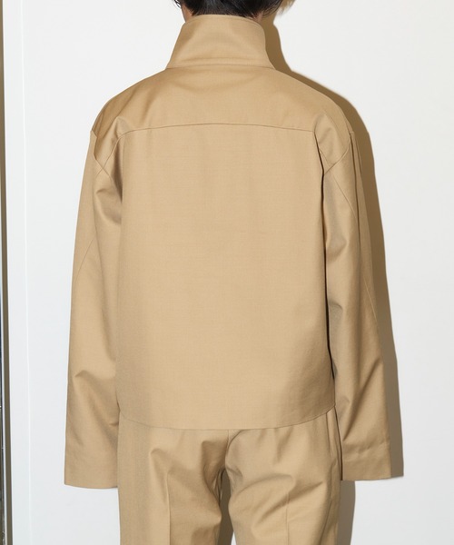 GOAT ESSENCE(ゴートエッセンス)の「STAND COLLAR JACKET(ブルゾン・メンズ・グレー/ブラック/ベージュ・1/2/3)」の18枚目の写真