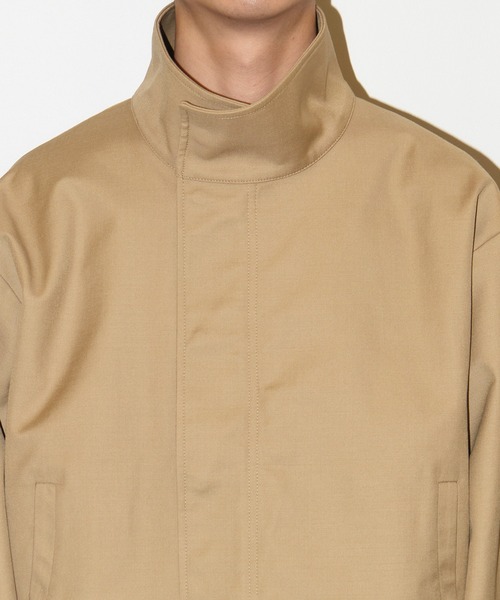 GOAT ESSENCE(ゴートエッセンス)の「STAND COLLAR JACKET(ブルゾン・メンズ・グレー/ブラック/ベージュ・1/2/3)」の17枚目の写真