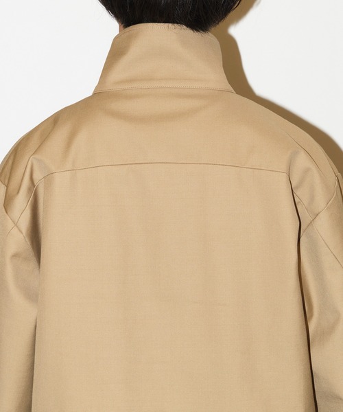 GOAT ESSENCE(ゴートエッセンス)の「STAND COLLAR JACKET(ブルゾン・メンズ・グレー/ブラック/ベージュ・1/2/3)」の15枚目の写真